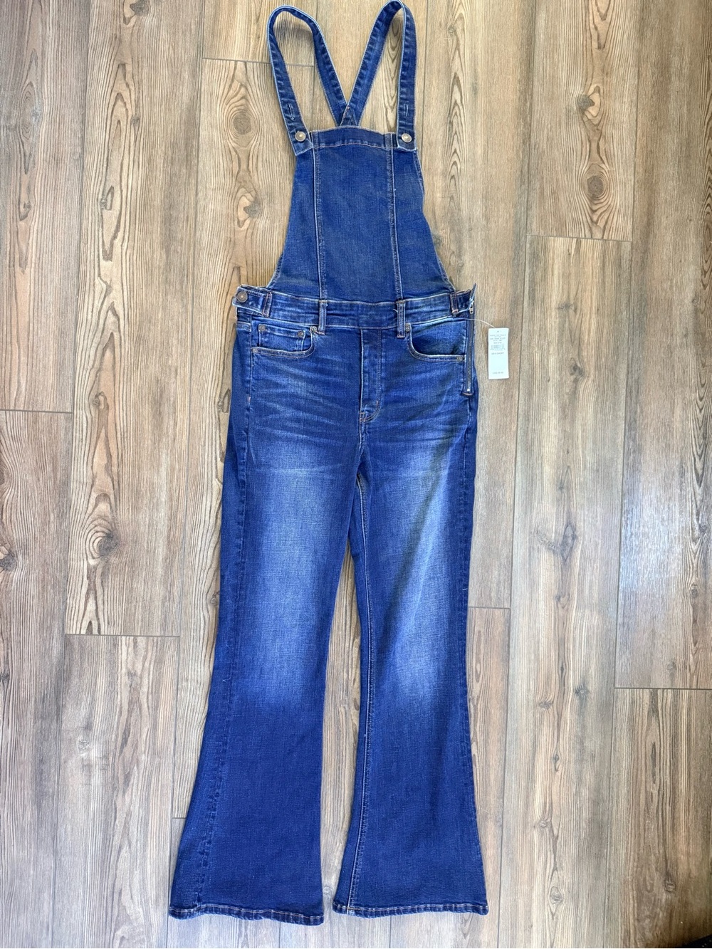 American Eagle Outfitters Blue Denim Women's Overalls